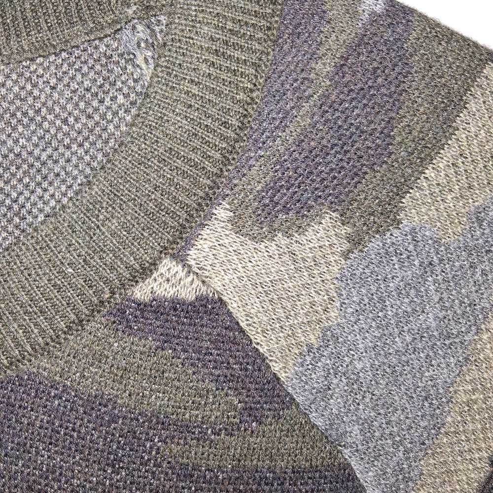 Mutual Weave Men's Camouflage Crewneck Sweater - Picture 5 of 7